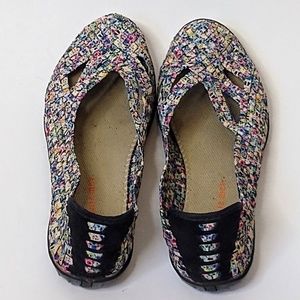 RARE DESIGN Bernie Mev Slip-On Woven Fabric  SZ 11